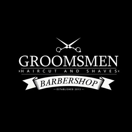 Groomsmen Barbershop logo