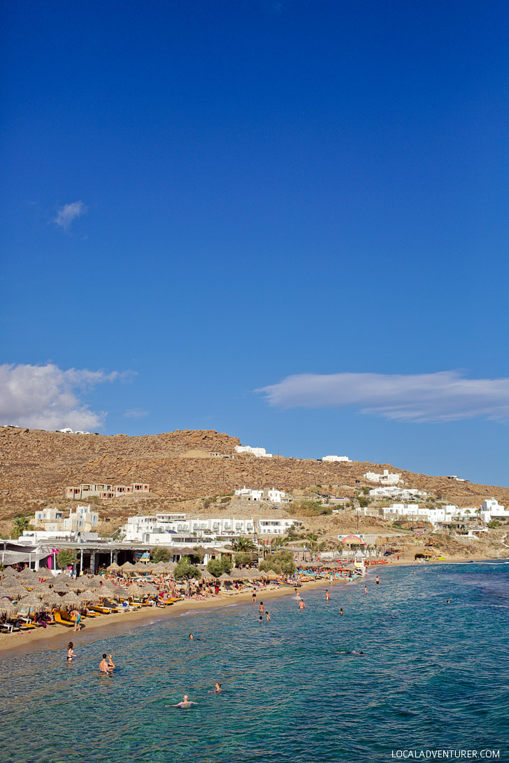 Paradise Beach Mykonos (15 Best Beaches in Greece).