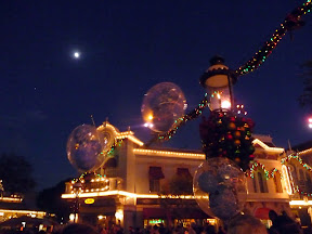 Disneyland Christmas holiday decorations