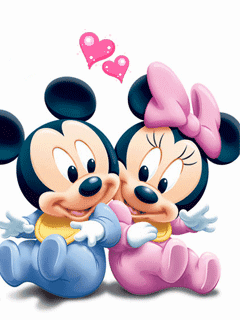 Mickey i Minnie, zaljubljeni par download besplatne animacije za mobitele