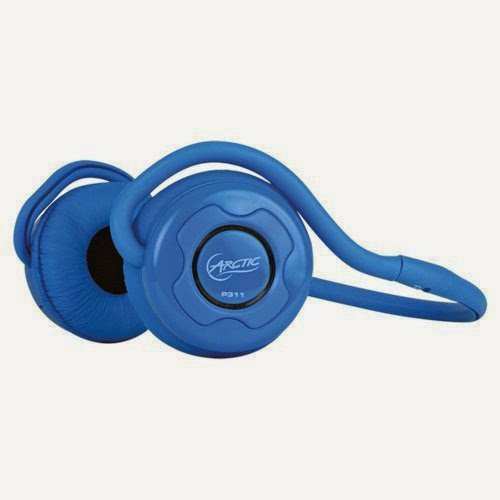  ARCTIC P311 Bluetooth Stereo Headphones, Integrated Microphone, 20-Hr Playback - Blue