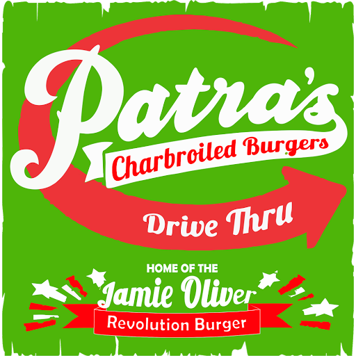 Patra's Charbroiled Burgers logo