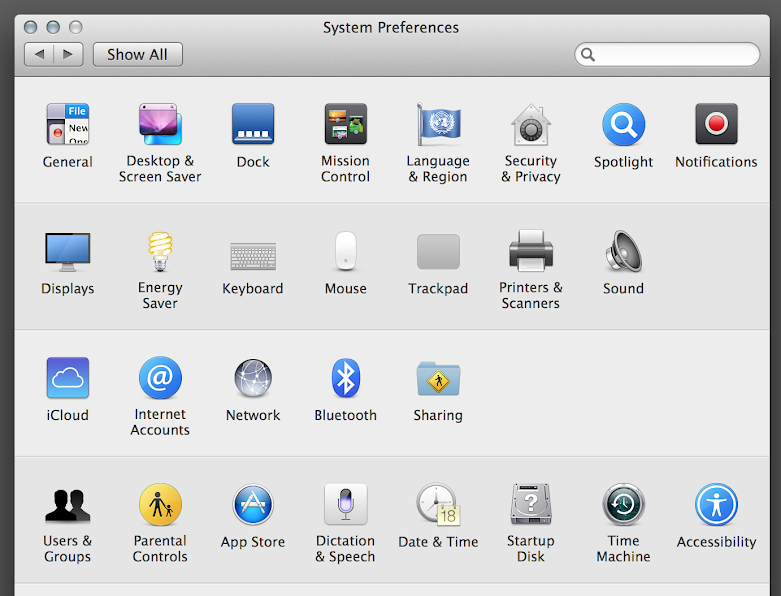 OS X 10.9 Mavericks: System Preferences