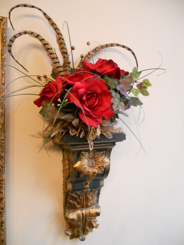 Burkett Blessings: Decorating with Floral Arrangements Burkett Blessings: Decorating with Floral Arrangements on Silk Flower Wall Sconces Arrangements id=18762