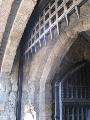 Portcullis in inner curtain wall, Tower of London