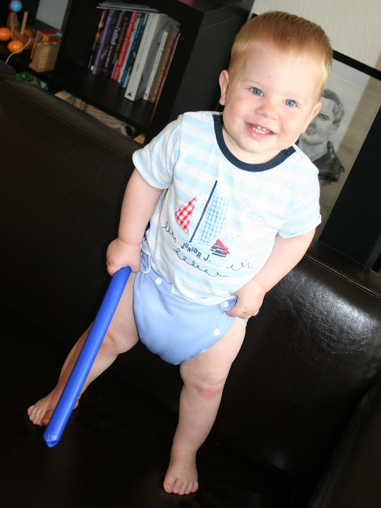 baby with cricket wicket