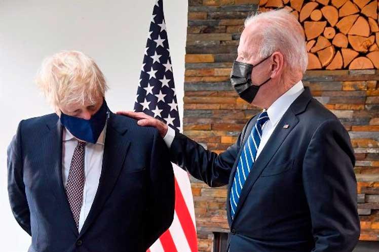 Johnson y Biden se reúnen en Cornualles previo a Cumbre del G7