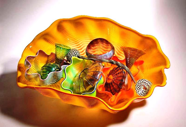Chihuly glass at the Orlando Museum of Art