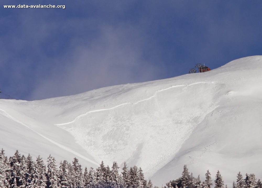 Avalanche Vanoise, secteur Dent Parrachée - Photo 1 - © Duclos Alain