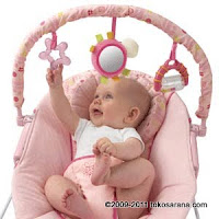 3 Bright Starts #: 6911 Pretty In Pink™ Melodies Bouncer™