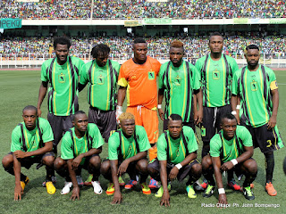 L’As V. Club de la RDC lors du match contre  Dynamic FC du Togo le 17/2/2013 au stade de Martyrs à Kinshasa, Score : 3-0. Radio Okapi/Ph. John Bompengo.