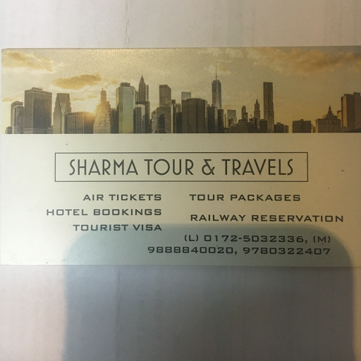 Sharma Tour & Travels, Shop no 164 phase 1 mohali, Guru Nanak Market, Sahibzada Ajit Singh Nagar, Punjab 160055, India, Travel_Agents, state PB