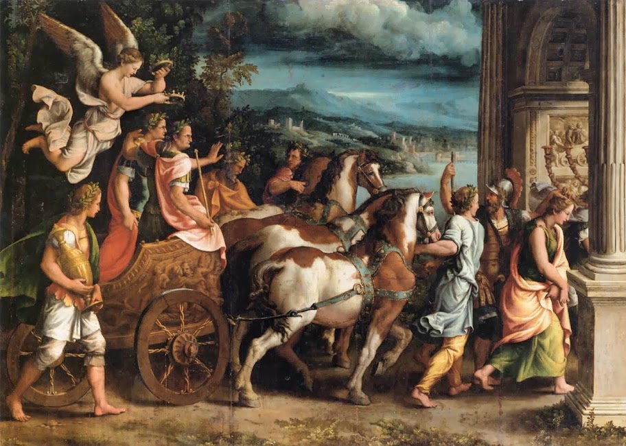 Giulio Romano - Triumph of Titus and Vespasian
