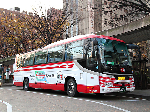 京阪バス「直Q京都号」なんば系統　2534