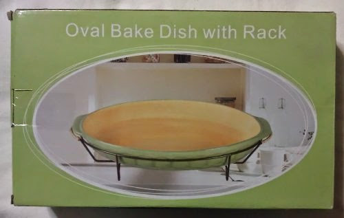  Oval Bake Dish with Rack