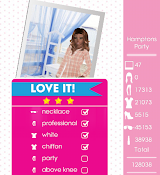 Teen Vogue Me Girl Level 38 - Dinner in the Hamptons - Lily - Love It! Three Stars