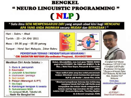 Bengkel Neuro Linguistic Programming Nlp
