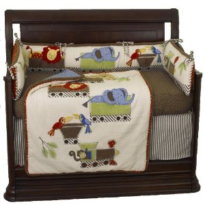  Cotton Tale Designs Animal Tracks 4-Piece Crib Bedding Set