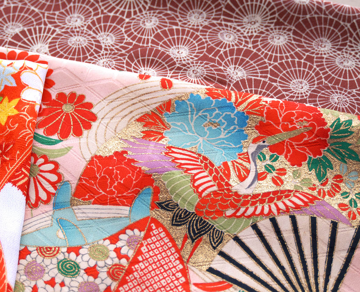Kimono Reincarnate: Japan Relief Auction - Vintage Kimono Fabric Bundle