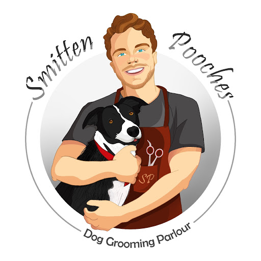 Smitten Pooches Dog Grooming logo