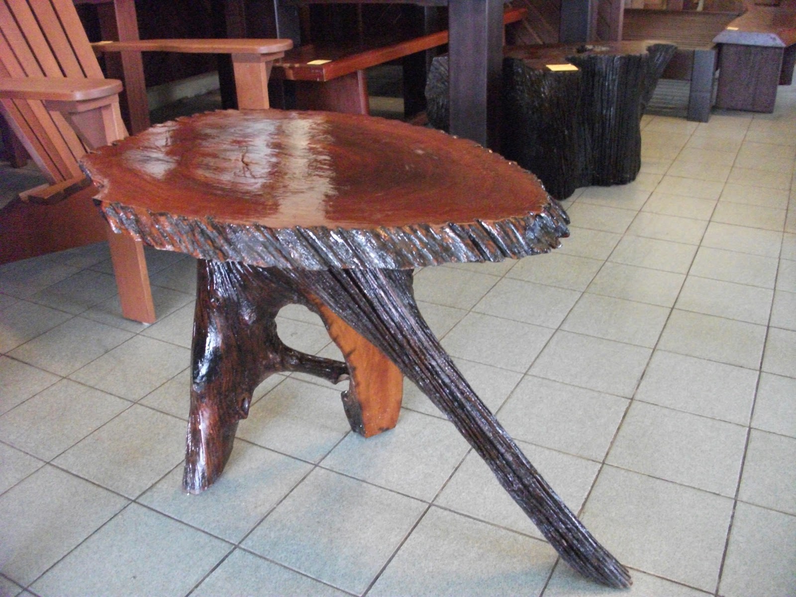 Belian wood furniture design Fish Gallery and Belian Tree Gallery