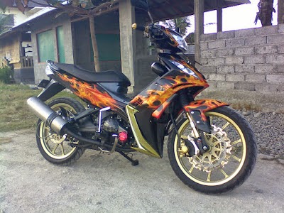 Jupiter Mx Modifikasi Airbrush