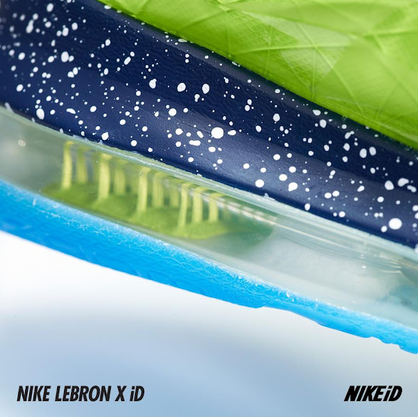 New Nike LeBron X iD Samples Atomic Green amp SilverNavy
