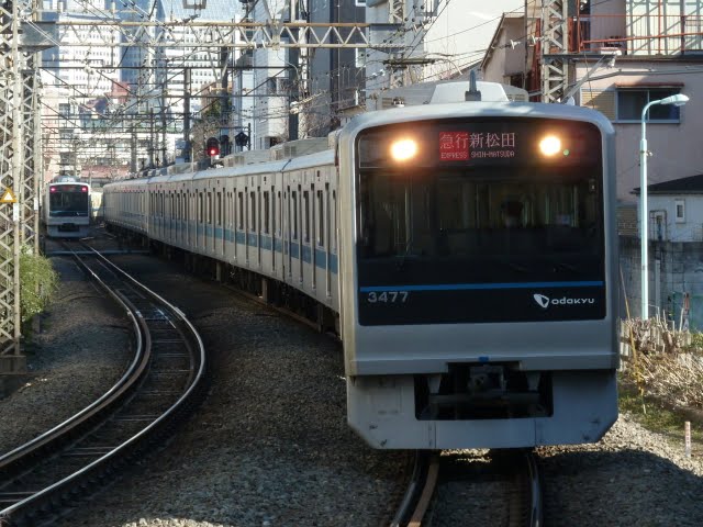 小田急電鉄　急行　新松田行き　3000形(東京電力計画停電に伴う運行)