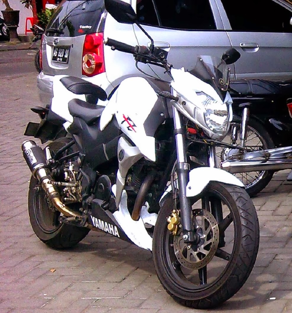 Modifikasi New Vixion Street Fighter Minimalis