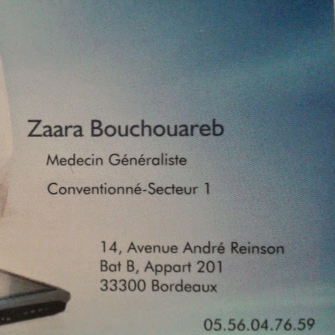 Docteur Zaara Bouchouareb