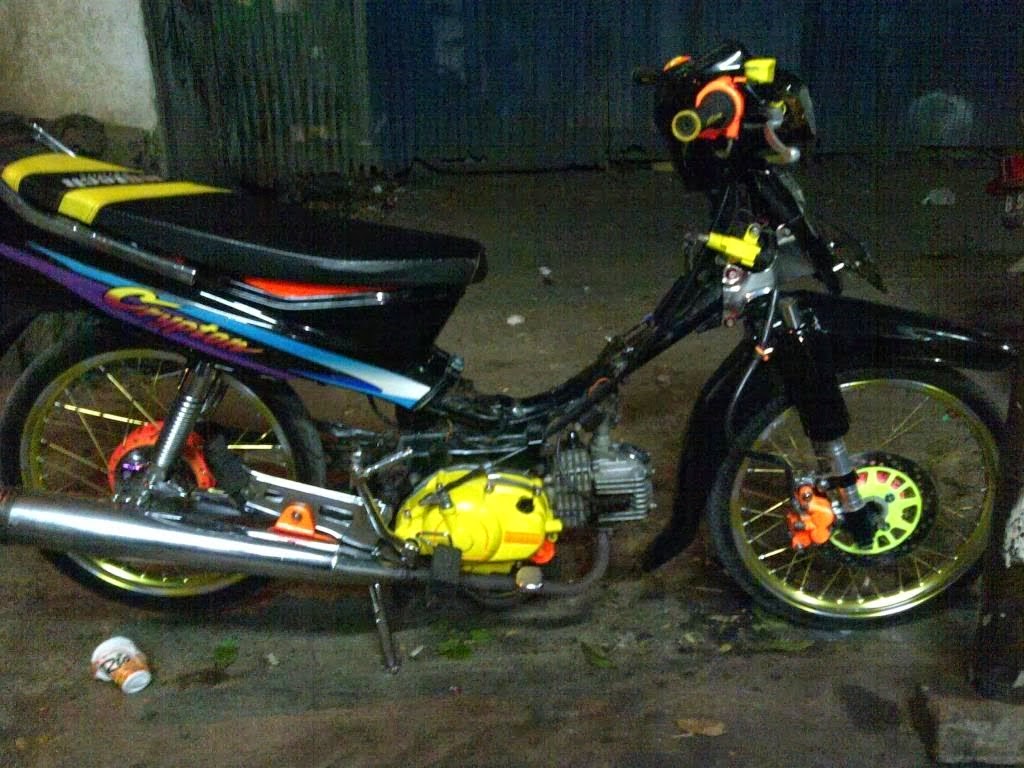 Motor Yamaha Force 1 Modifikasi Trail