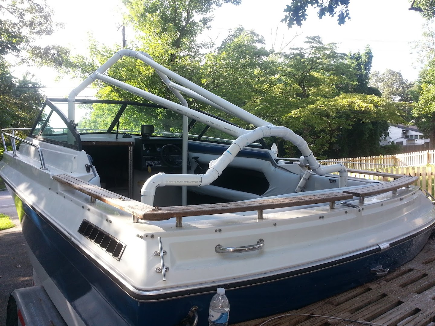 My "PVC-based boat cover frame support" build Page: 1 ...