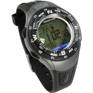  Pyle PFSH1 Digital Fishing Watch with Moon Phases, Tides, Sunrise and Calendar