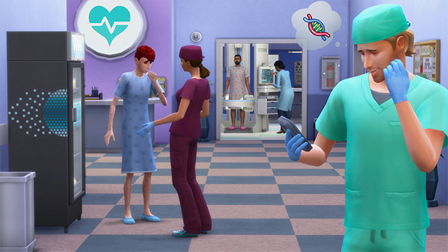 De Sims 4 Aan het Werk
