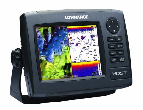Lowrance HDS-7 GEN2 Plotter/Sounder, with 6.4-inch LCD and Insight USA Cartography. Transducer Not Included.