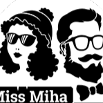 Miss Miha & Mr. Blackbeard logo