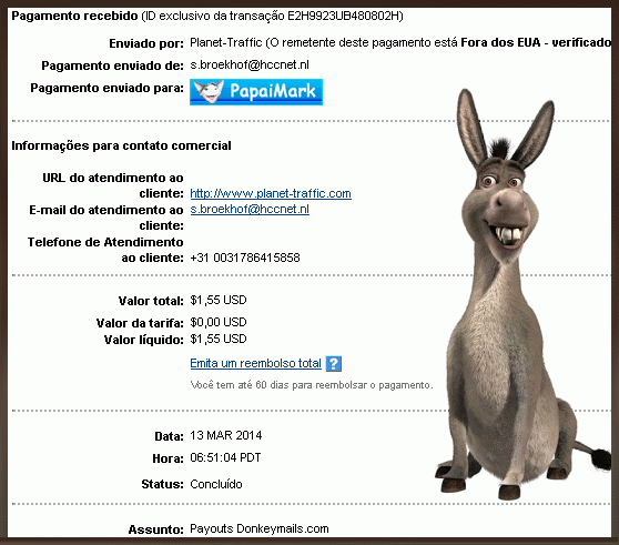 PapaiMark - Pagamentos de DonkeyMails Donkey-15