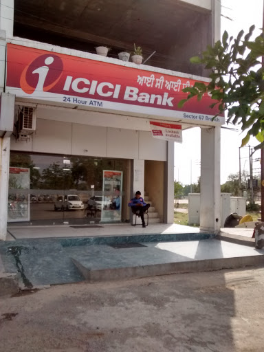 ICICI Bank Sector 67, Mohali - Branch & ATM, SCO-31, Mohali Stadium Rd, Sector 67, Sahibzada Ajit Singh Nagar, Punjab 160062, India, Private_Sector_Bank, state PB