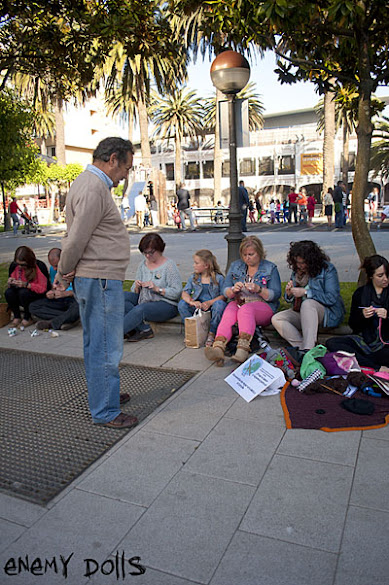 Día mundial de tejer en público A Coruña 2013 - WWKIPD A Coruña
