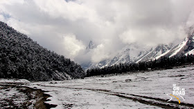 Snow covered Spiti valley