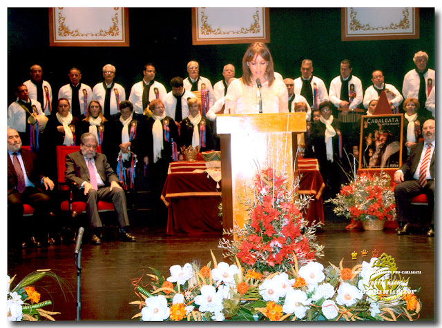 Valme Jesús Caballero Holgado, Presentadora del Acto