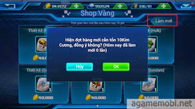 game BangBang Mobile Shop Vàng