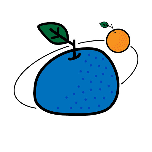 Jorden är blå som en apelsin logo
