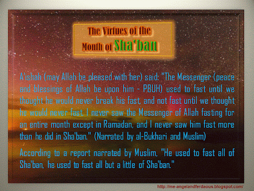 The Virtues Of The Month Of Shaban The Virtues Of The Month Of Shaban