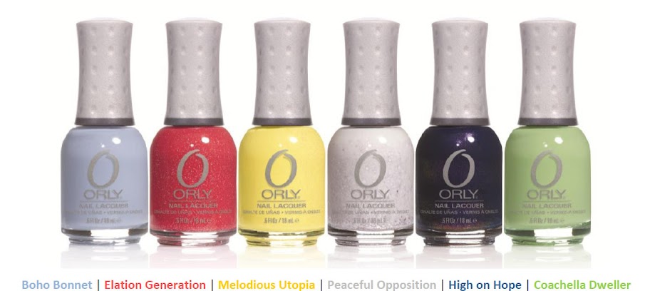 Orly Hope & Freedom Festive Collection For Spring 2013