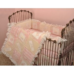  Cotton Tale Designs Heaven Sent Girl 4 Piece Crib Bedding Set