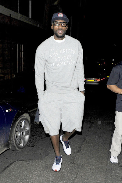 King8217s Feet LeBron James Hits the Streets of London