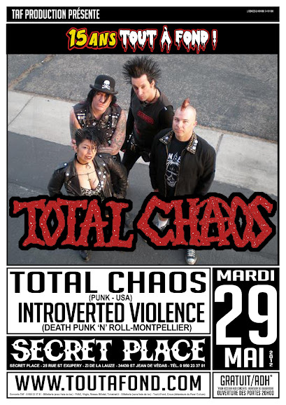 TOTAL CHAOS + IRON MONKEYS + INTROVERTED VIOLENCE @ Secret Place - 34 05-29+TotalChaosWEB