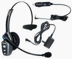  VXI BlueParrott Roadwarrior B250 Bluetooth Handsfree Headset for Cell Phones and Computers with AC and Auto Chargers