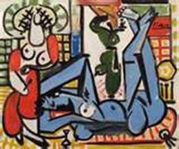 Pablo Picasso’s oil on canvas, Les femmes d’Alger 